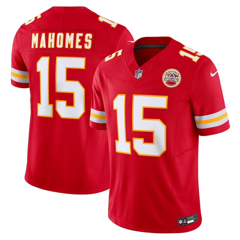 None Patrick Mahomes Team Captain KC Chiefs Cost-Effective Jersey