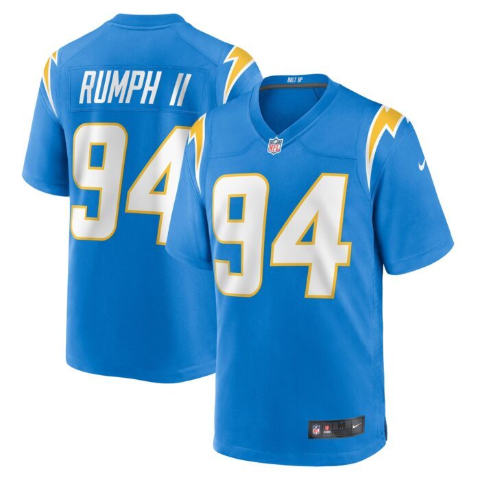 None Men's Champion LA Chargers Game-Ready Jersey Game Day Wear