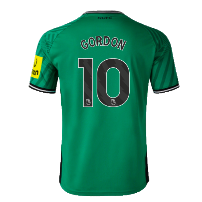 2023-20 Newcastle Official Away Soccer Jersey Gordon #10 L S