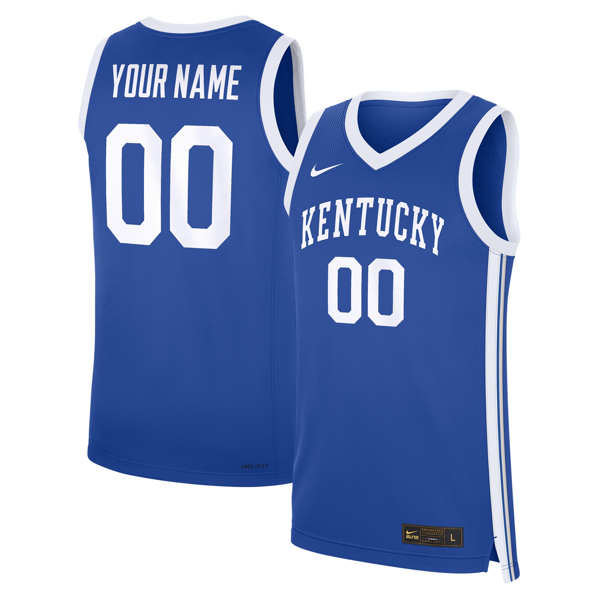 [DDG] Kentucky Wildcats Custom Replica Basketball Jersey - Royal