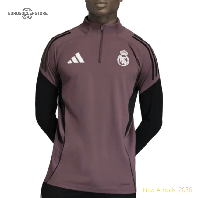 Top-grade 2025-2026 Real Madrid Training Top (shadow Fig)
