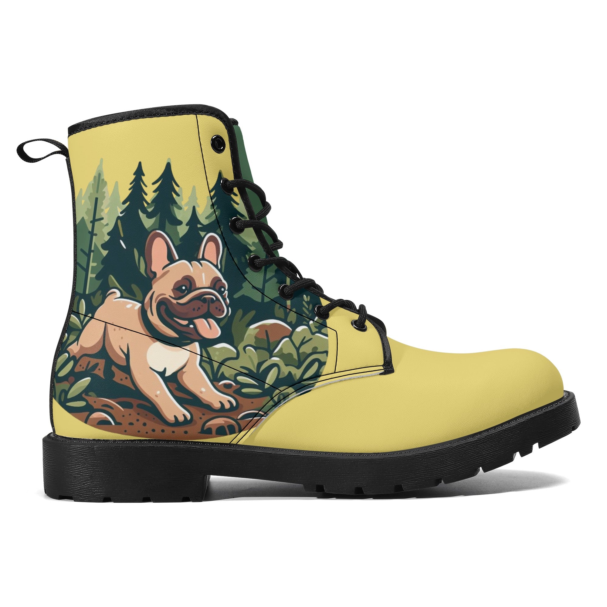 Minimal-Aesthetic Trendy Pet-Lover Ivy - Leather Boots as a Gift Premium