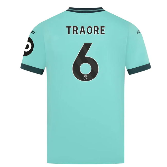 Pro Series Wolves Wolves Away Shirt Traore #6 Latest Edition Commi...