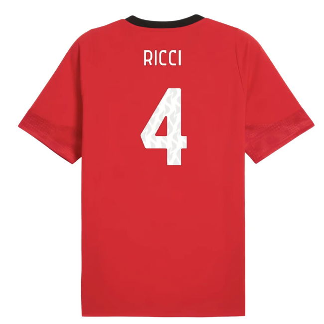 Replica Quality AC Milan Training Fan Shirt (Adults) (Ricci 4)