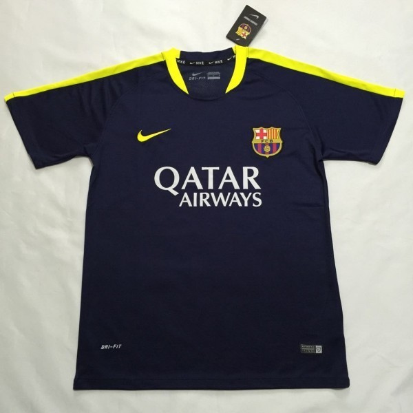 Barcelona 2015-16 Navy Training Shirt - Official Replica 11794