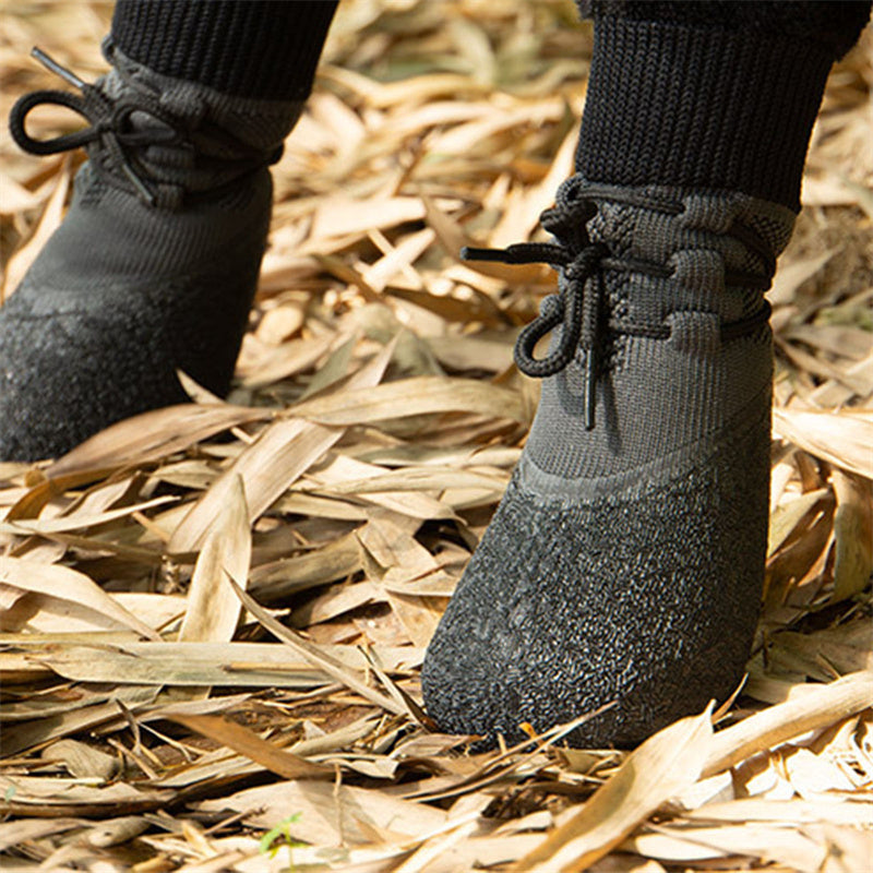 Warm Booties Non-slip Knitted Socks For Stylish Paws Outdoor Use