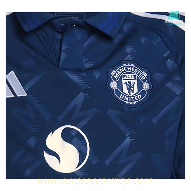 2024-2025 Man Utd Long Sleeve Away Shirt (Kids) (Beckham 7)