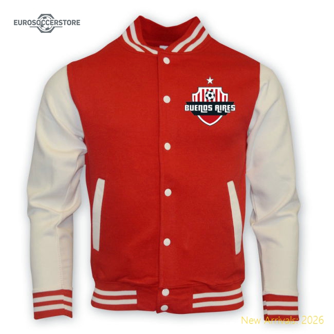 River Plate College Baseball Jacket (red) - Kids