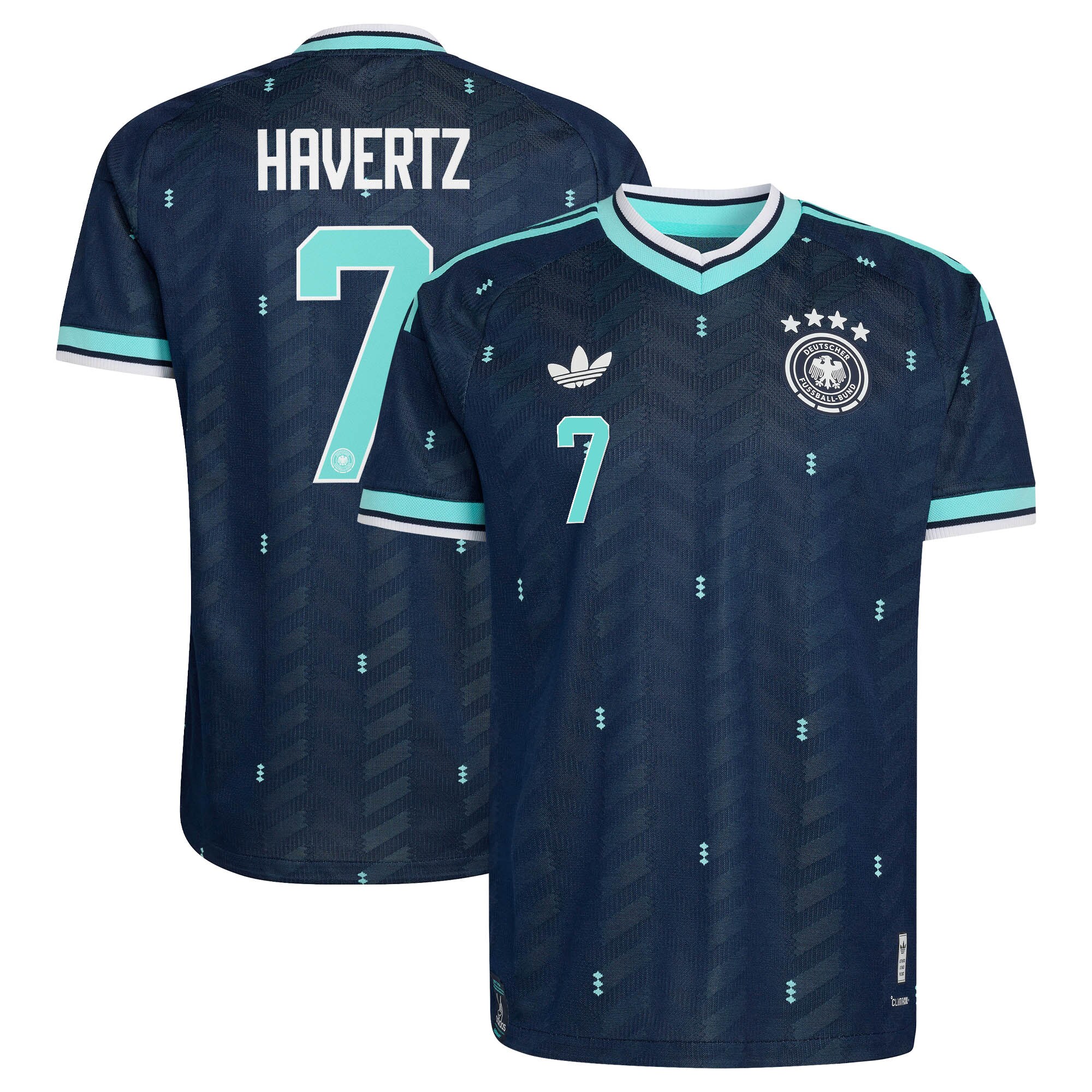 [SJH] Kai Havertz Germany National Team 2026 Away On-Field Authentic Jersey - Navy