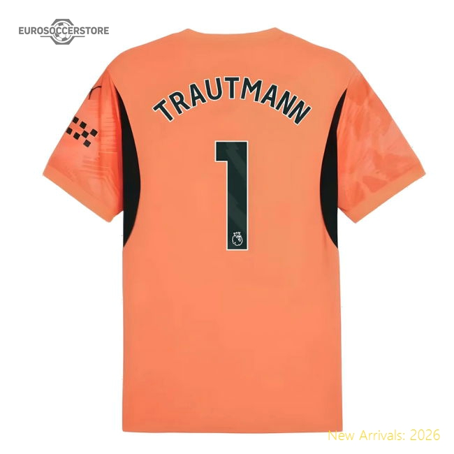 2024-2025 Man City Home Classic Goalkeeper Shirt Neon Sun Trautmann 1