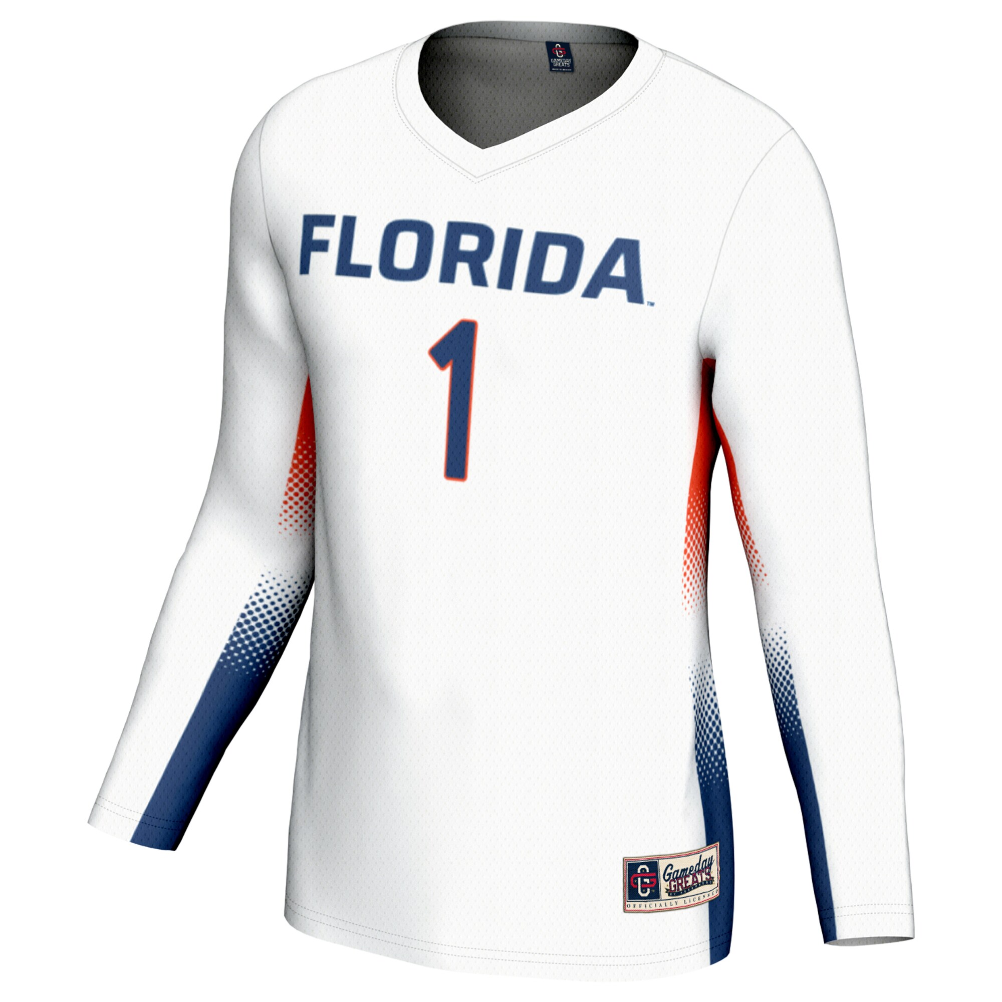 [NJP] Florida Gators GameDay Greats Youth Lightweight Women's Volleyball Jersey - White