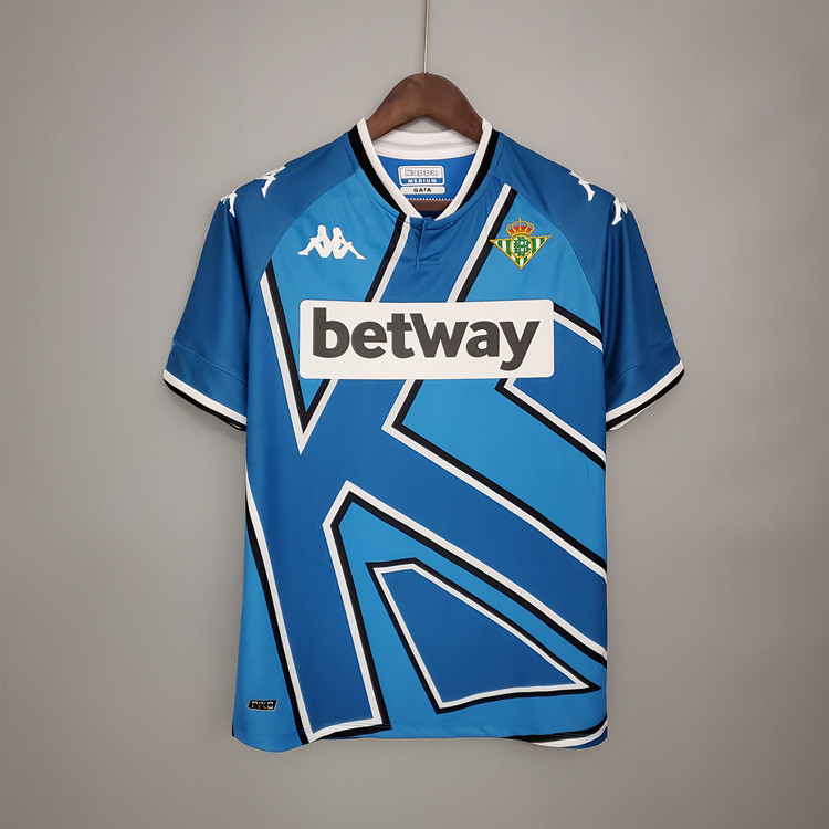 Professional Grade Real Betis 20-21 4th Blue Soccer Jersey Football