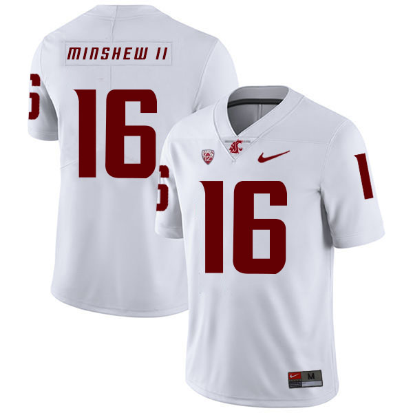 Men's None White 2024 authentic Gardner Minshew #16 official licensed