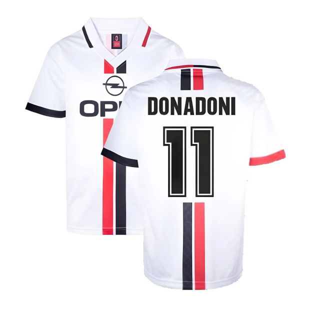 AC Milan 1996 Away Retro Shirt (Donadoni 11)