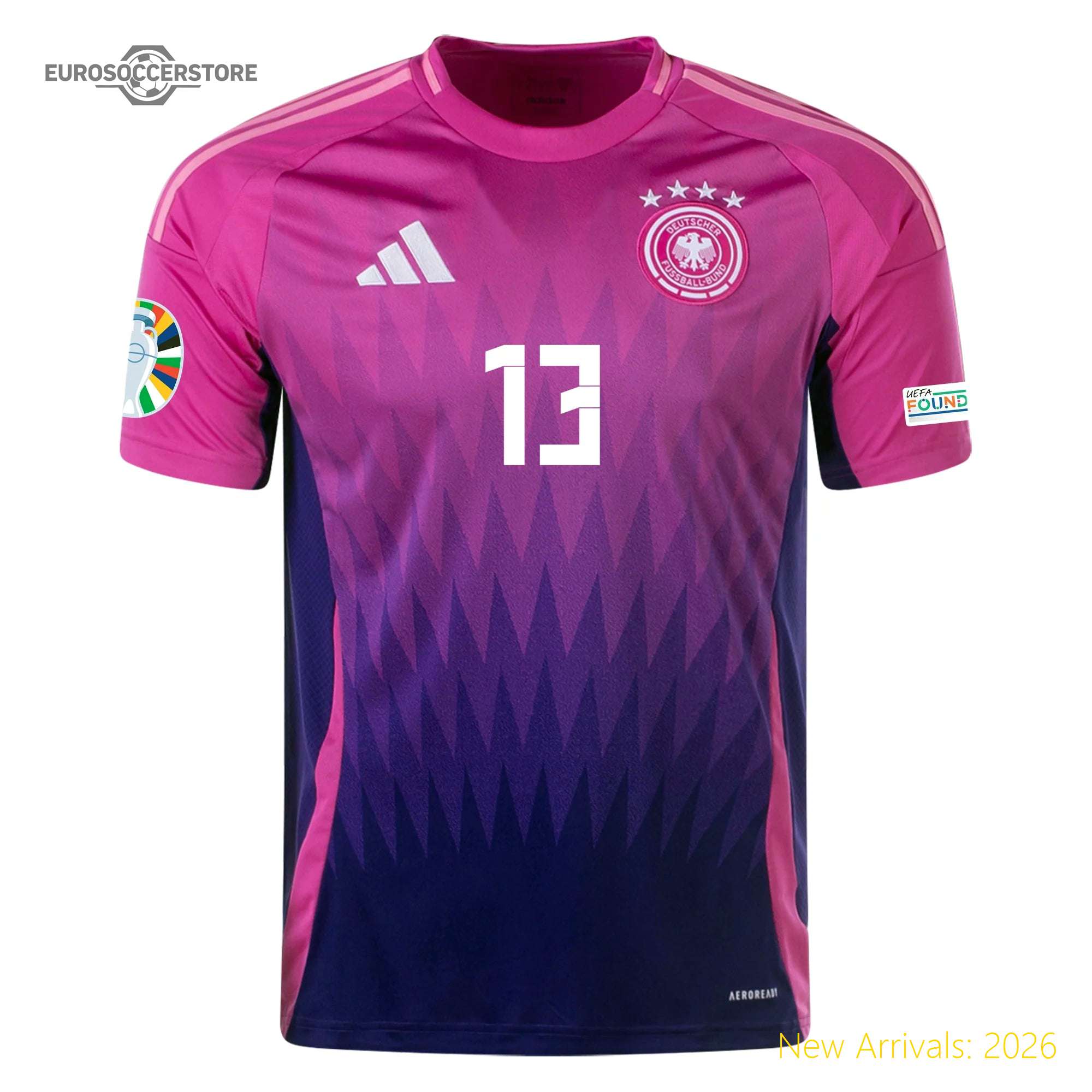 Classic Design Men Official Ger Hall Of Famer Away Jersey 2024