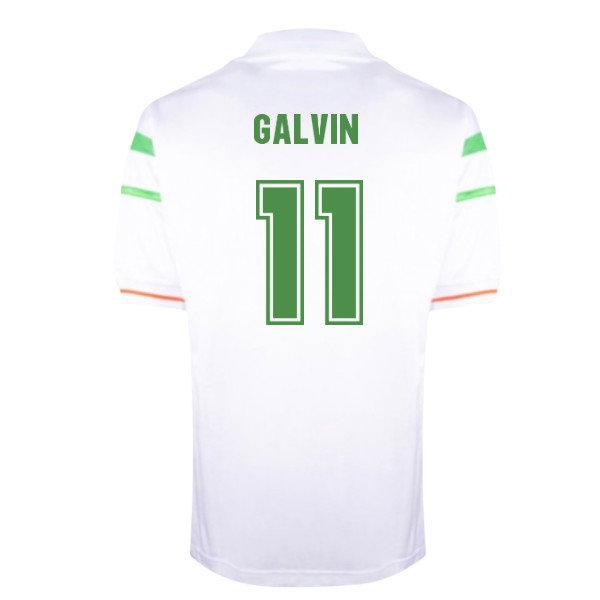 [HP] 1988 Ireland European Championship Away shirt (Galvin 11)