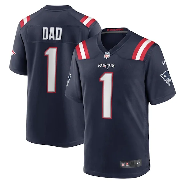 Performance New England Patriots Game Jersey - Premium Navy NFL Fan...