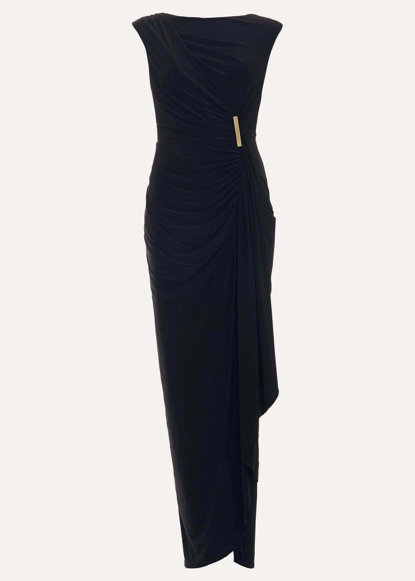 Petite Donna Black Maxi Dress