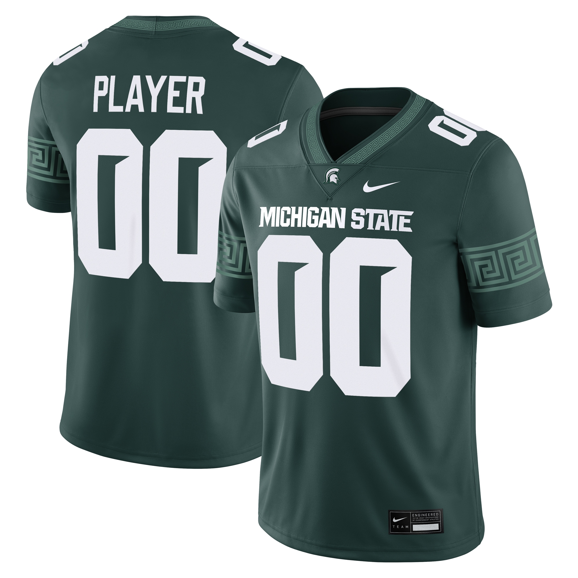 [NJP] Youth Michigan State Spartans NIL Pick-A-Player Game Jersey - Green