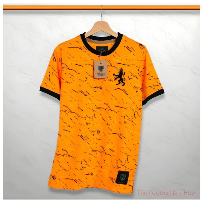 Holland Marble De Leeuw Home Retro Football Shirt