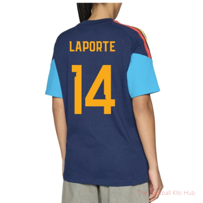 [JED] 2026/27 Spain Training Tee (Night Indigo) (Laporte 14)
