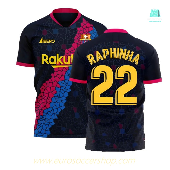 Catalonia 2025-2026 Away Concept Football Kit (Libero) (RAPHINHA 22)