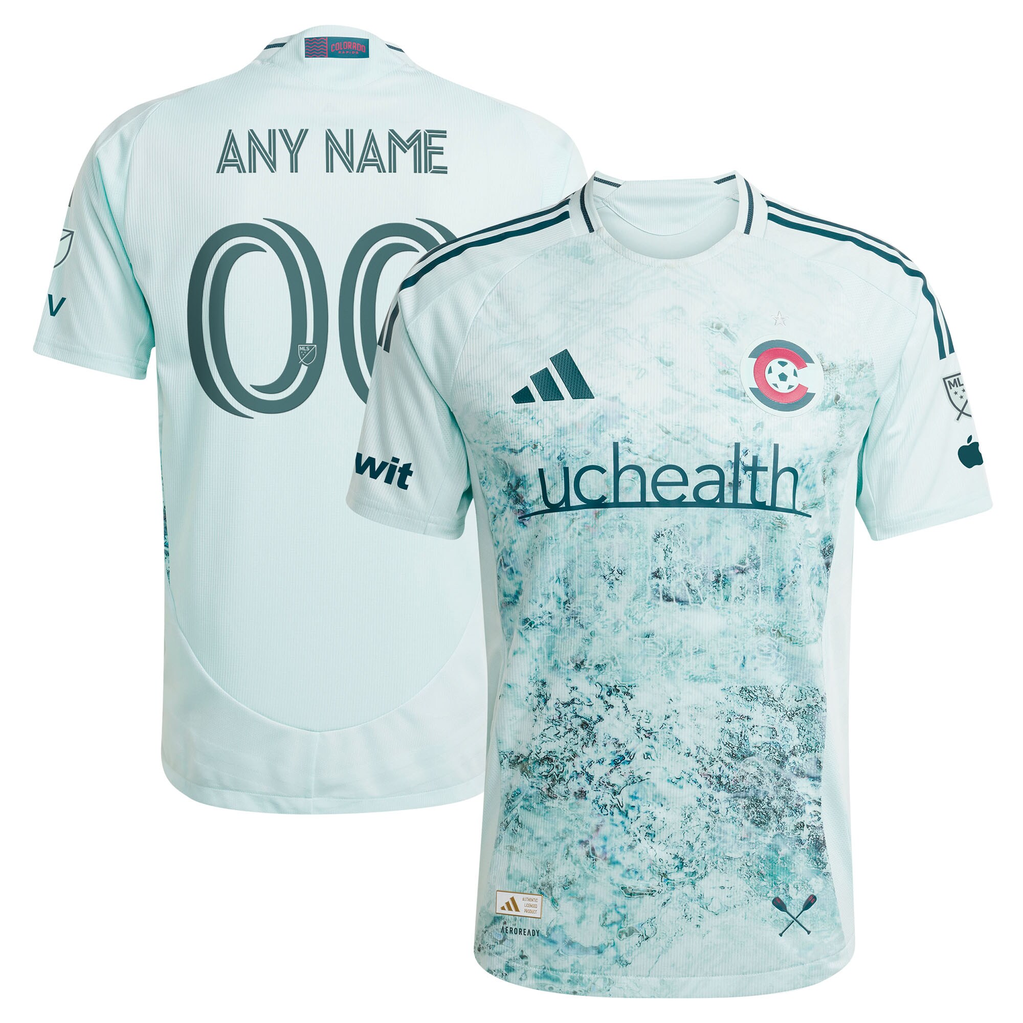 [SJH] Colorado Rapids 2025/26 On-Field Authentic Headwaters Custom Jersey - Green