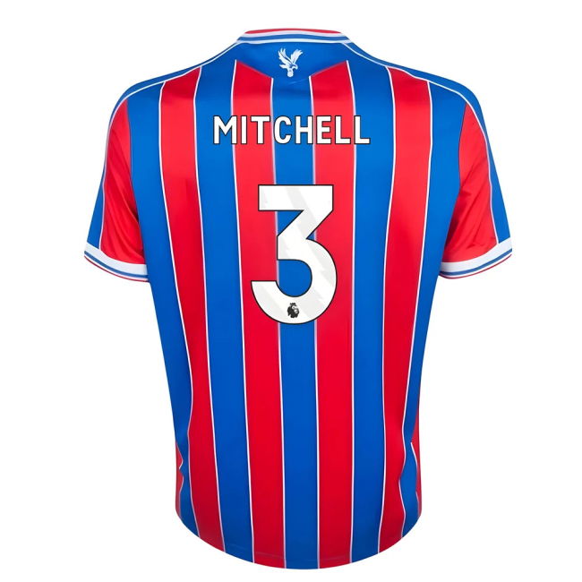 Mitchell 3 Crystal Palace Club Fashionable Home Soccer Jersey