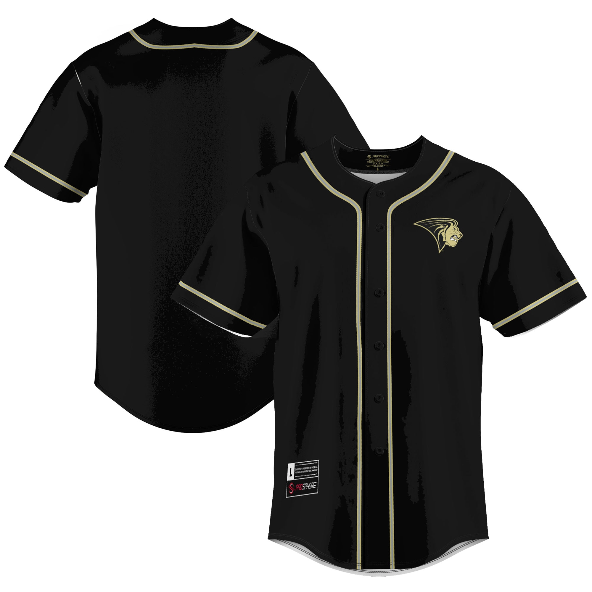 [DDG] Women's Lindenwood Lions GameDay Greats Lightweight Baseball Jersey - Gold