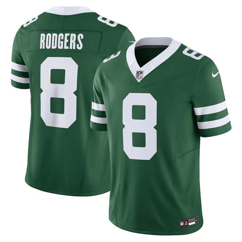 None Aaron Rodgers NY Jets Vintage Budget-Friendly Jersey Football App