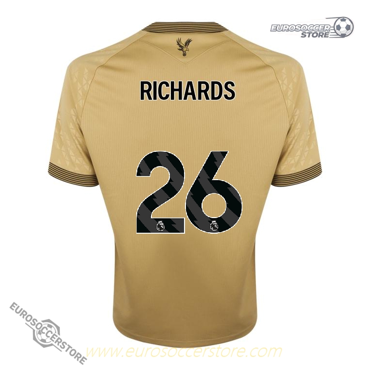 Away Jersey of Crystal Palace with RICHARDS 26 for the 25-26 Season