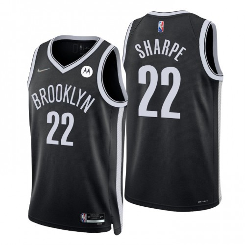 Black Nike Brooklyn Nets #22 Nets Jersey - Quick-Dry Game Day Wear