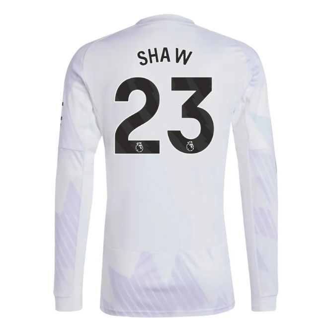 2025-2026 Man Utd Long Sleeve Away Kit (Shaw 23)