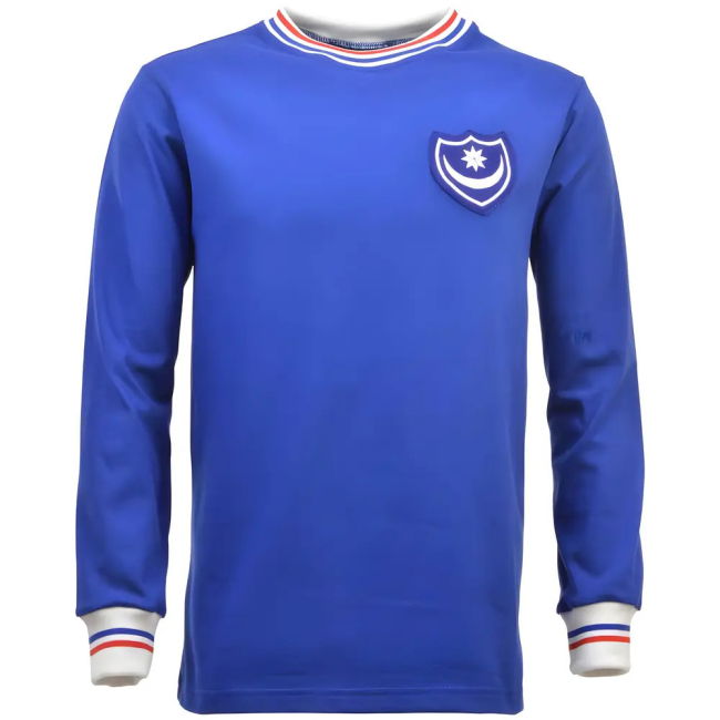 2025-24 Portsmouth Home Shirt with Portsmouth 1960 L M S