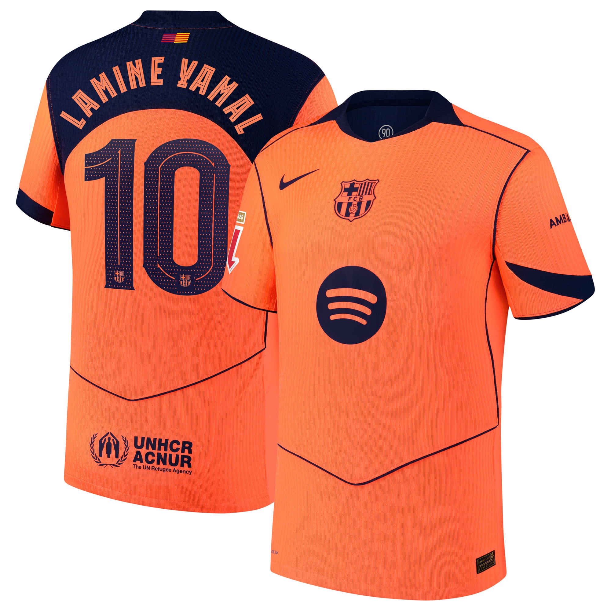 Barca Men's 2025 Breathable Authentic Jersey - Player Jersey