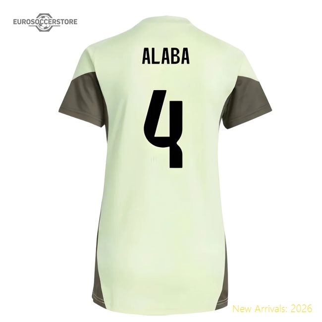 Football Team Alaba Stylish Womens Jersey Smart Fabric Quick-dry