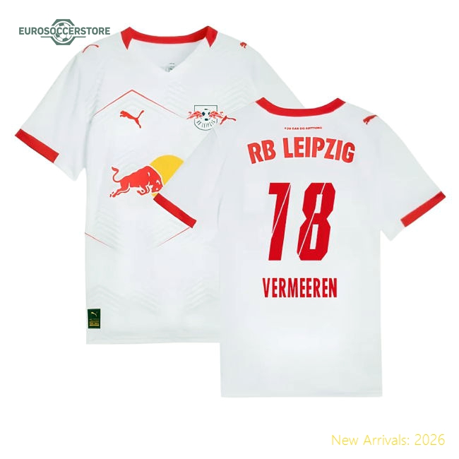2025-2026 Red Bull Leipzig Home Shirt (Kids) (Vermeeren 18)