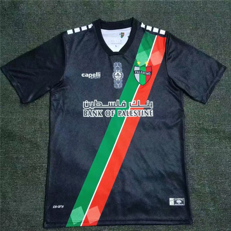 21-22 CLUB DEPORTIVO PALESTINO HOME BLACK SOCCER JERSEY FOOTBALL