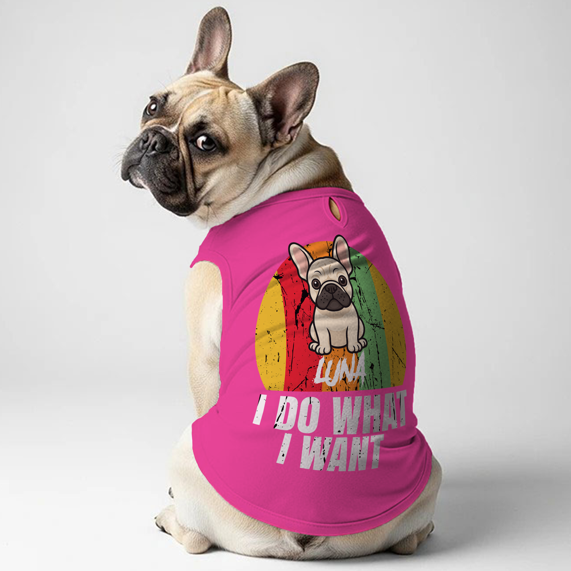 Shirt | Custom Dog T-shirt For French Bulldogs Casual Wear | Comfy Fit