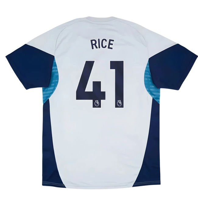 Arsenal Training Football Shirt 2025-20 Season Rice 41 L S