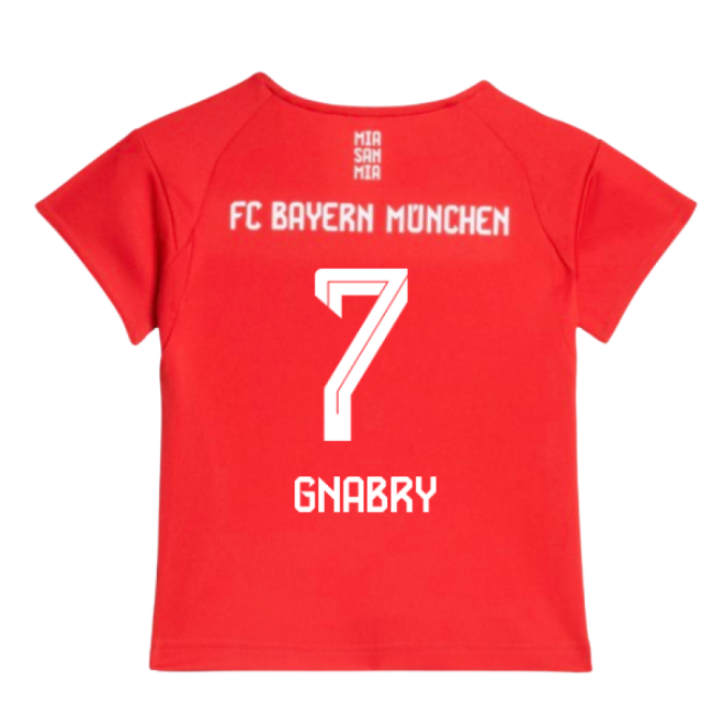 Bayern Munich 2025-2026 Home Football Kit (Gnabry 7) | Player Issue