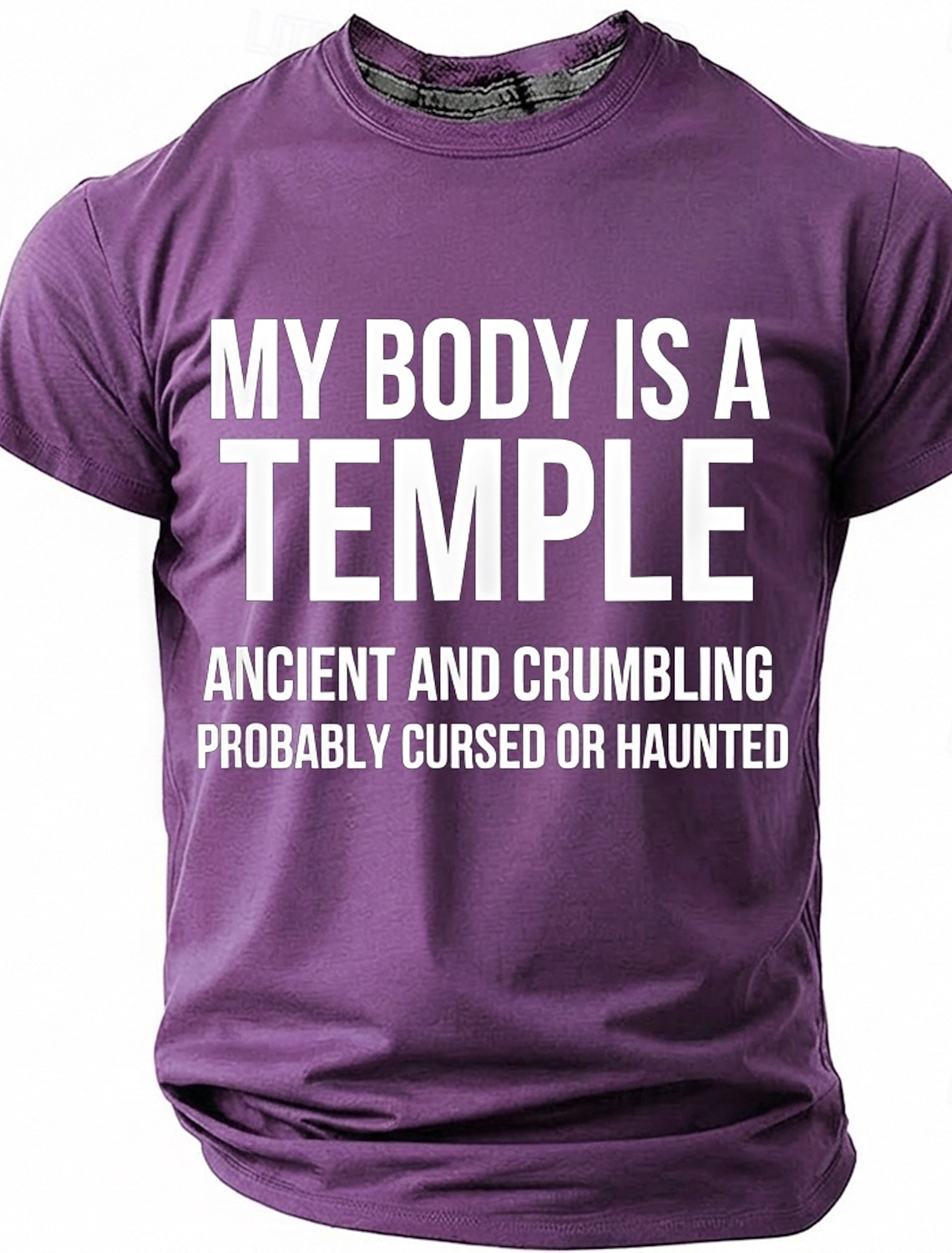 Men's T-Shirt Funny Graphic Short Sleeve UNDIAGNOSED BUT SOMETHING AIN'T RIGHT Lifestyle Humor Tee