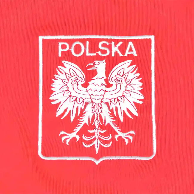Poland 1970S Red Retro Football Shirt Quality Performance