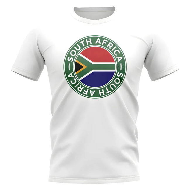 South Africa Football Badge T-Shirt (White)