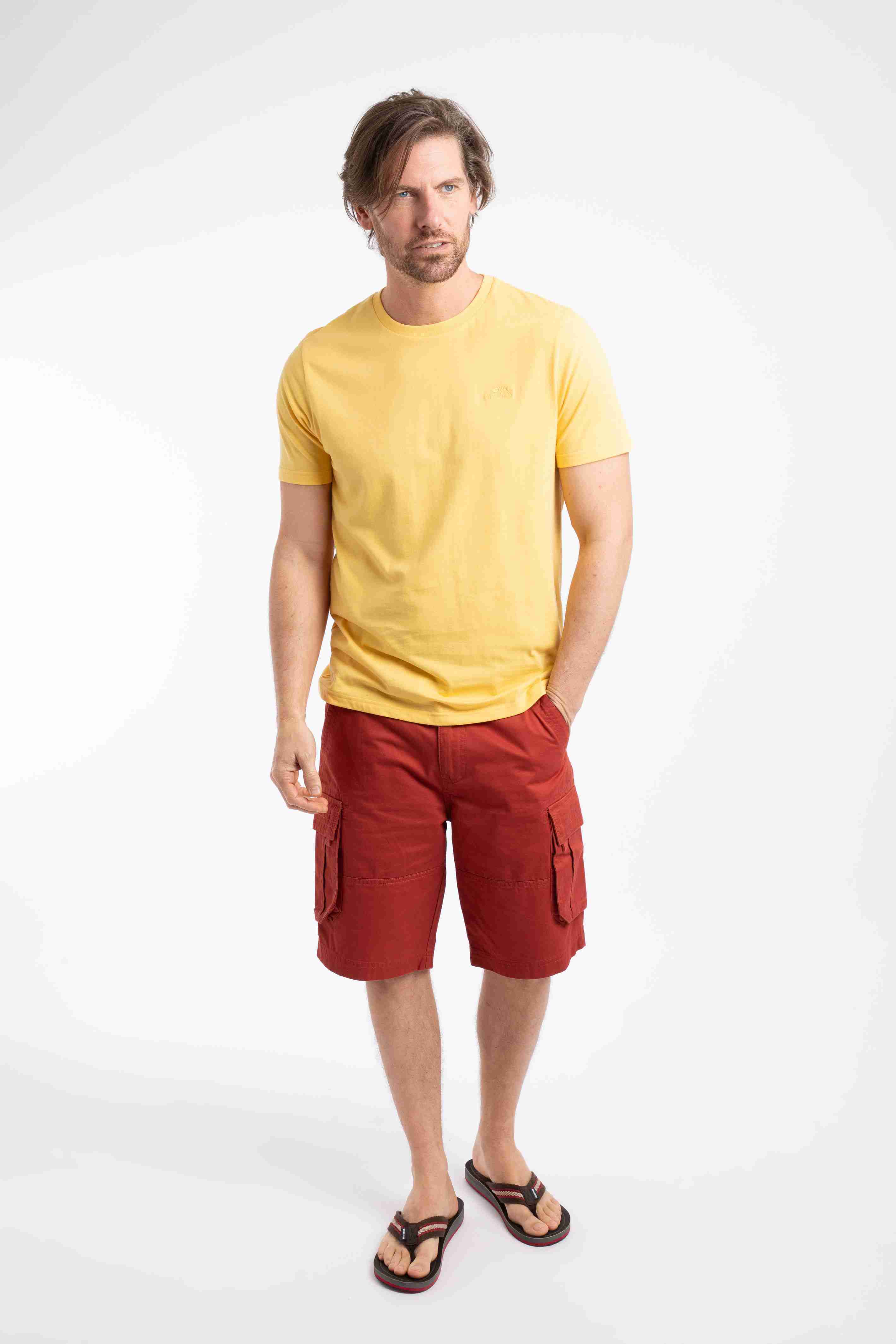 Hooked Branded T-Shirt Yellow
