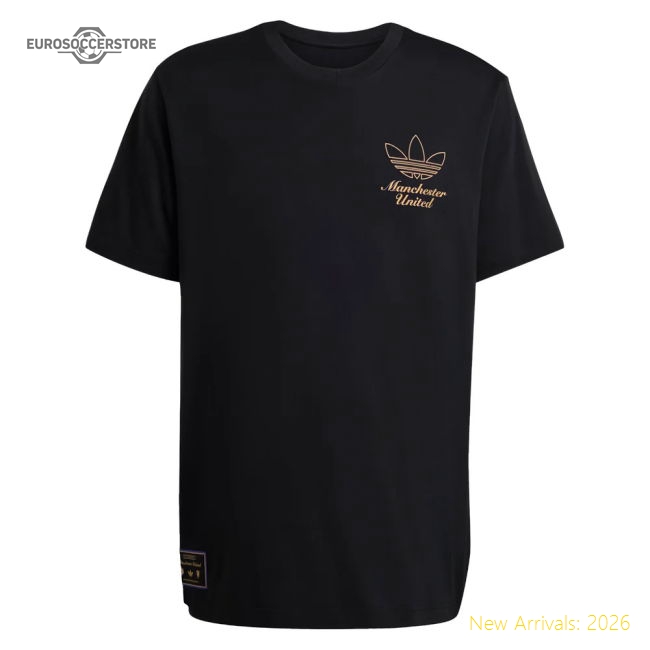 2025-2026 Man Utd Icon Graphic T-shirt (Black)