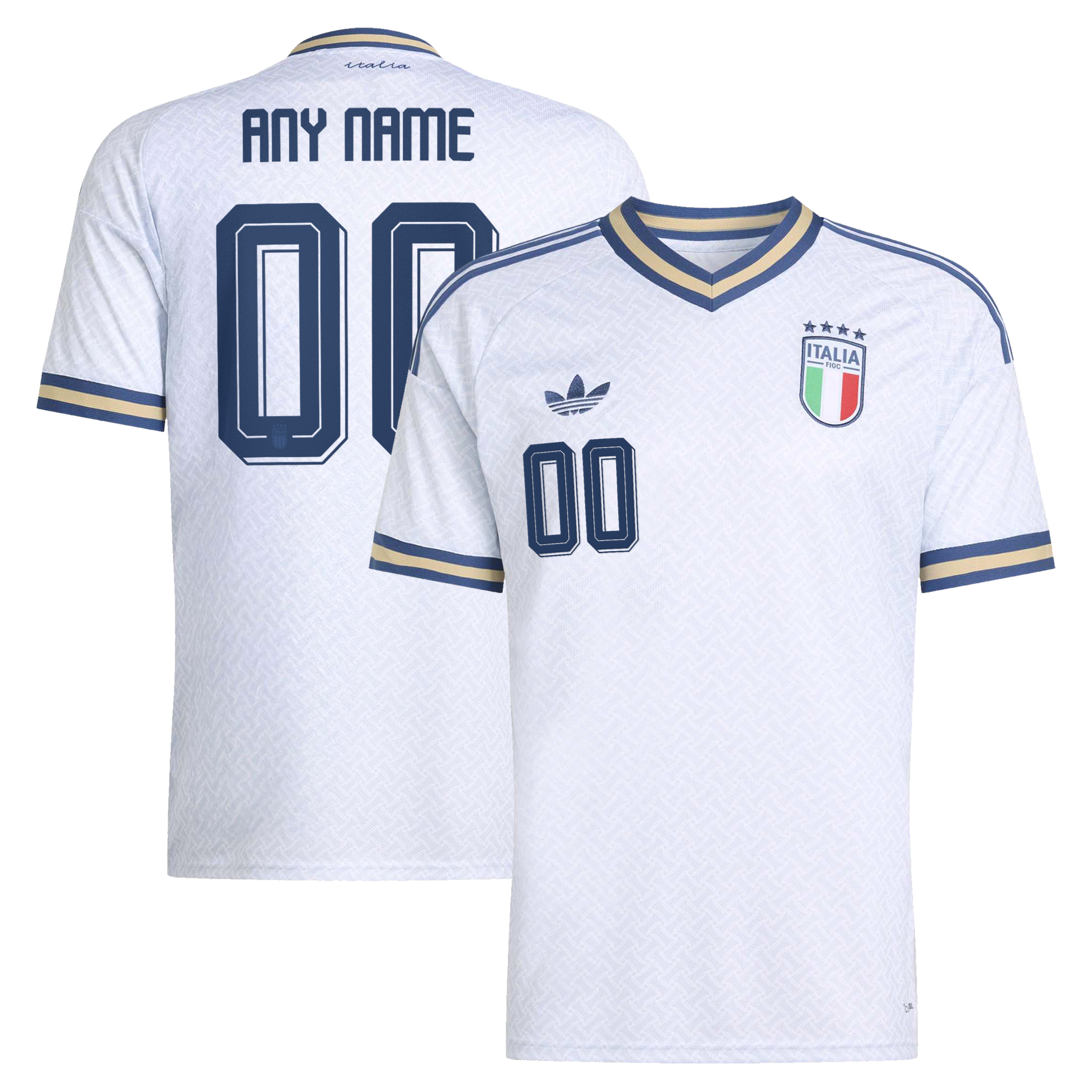 [SJH] Italy National Team 2026 Away Replica Custom Jersey - Light Blue