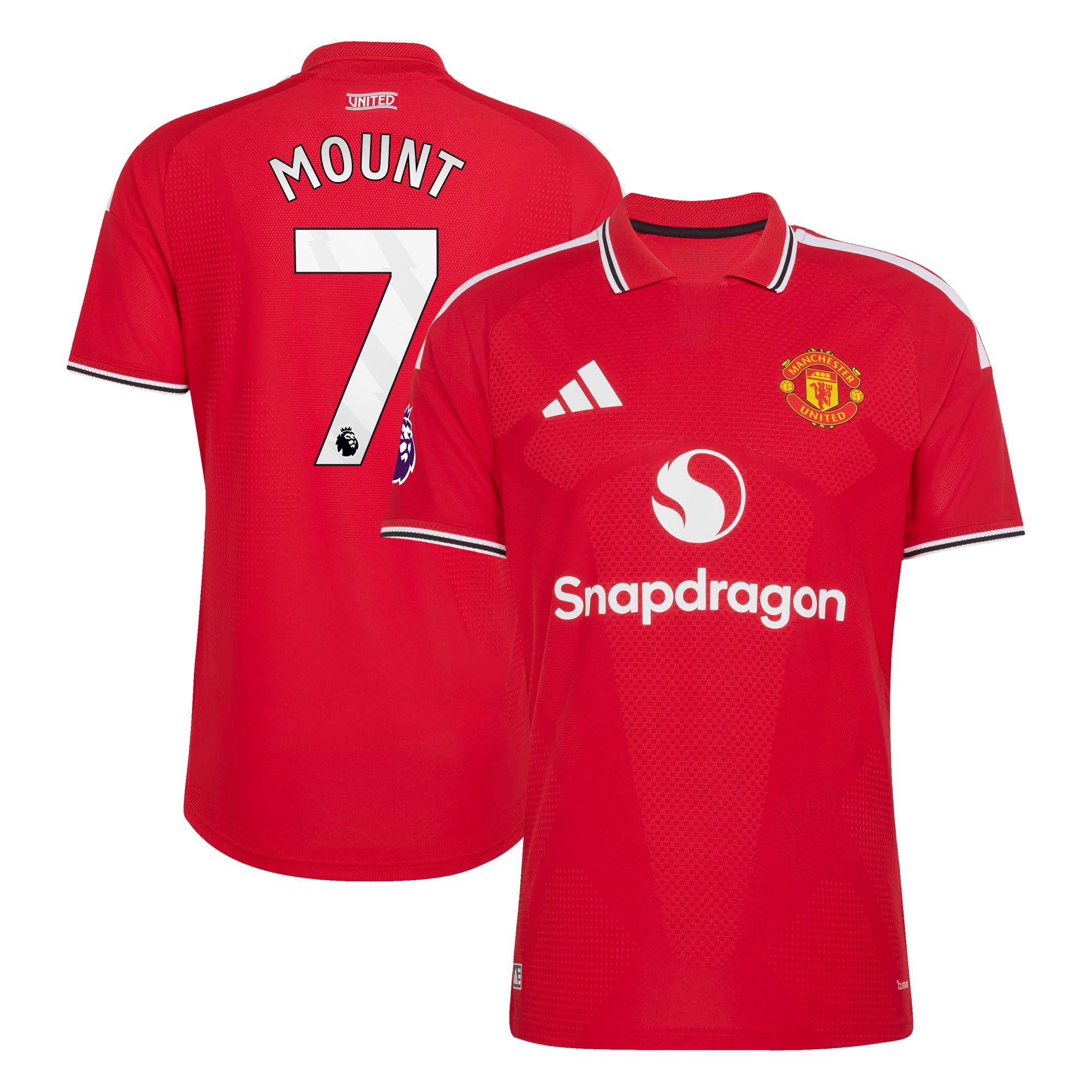 [SJH] Mason Mount Manchester United 2026/27 Home Authentic Jersey - Red