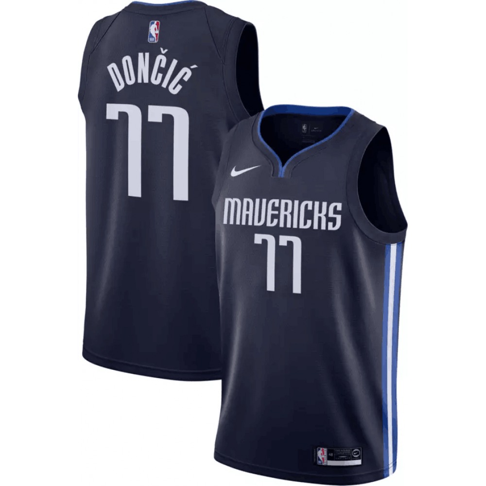 Premium Dallas Mavericks 77 Black Jersey - - Fan Favorite