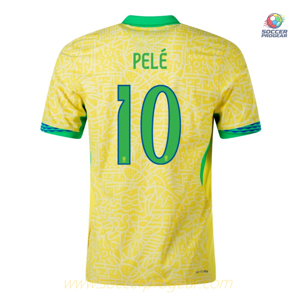 Brazil Home Soccer Shirt 2024-25 Edition Pelé